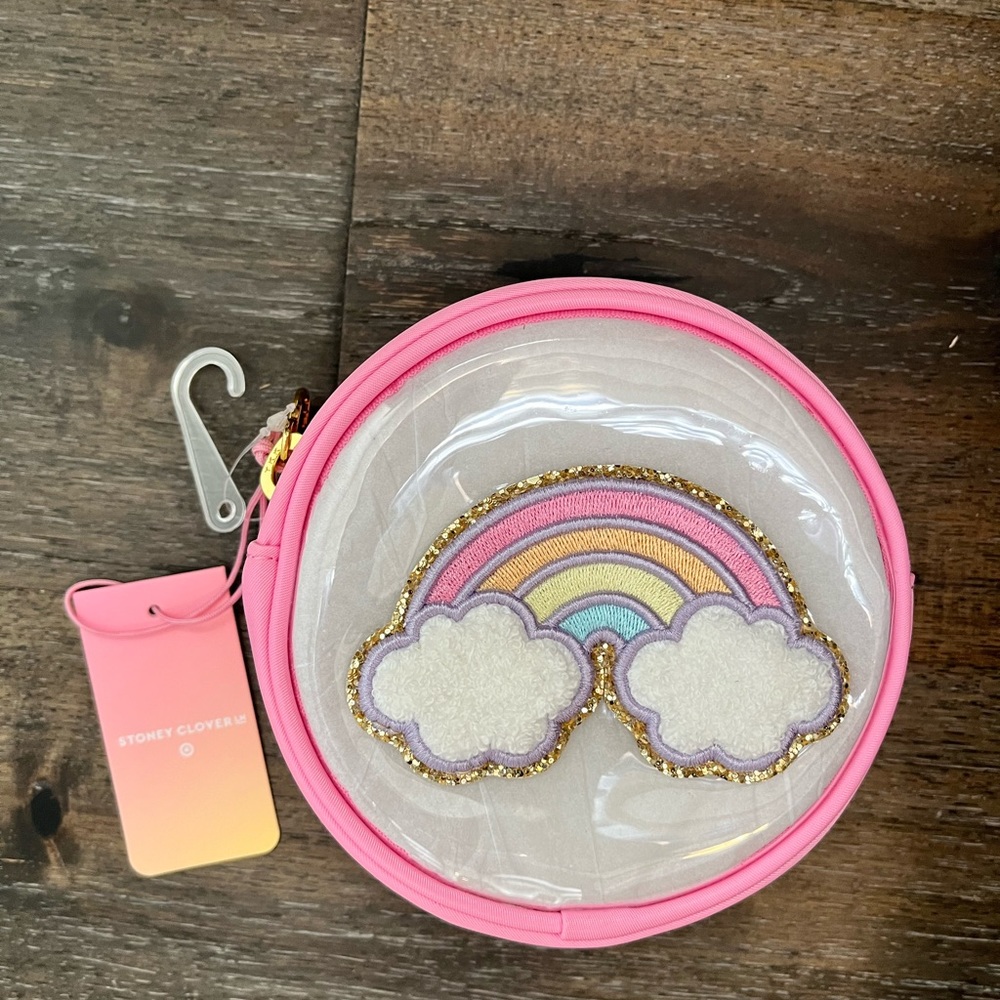 Stoney Clover Lane x Target Pink Rainbow circle Tote